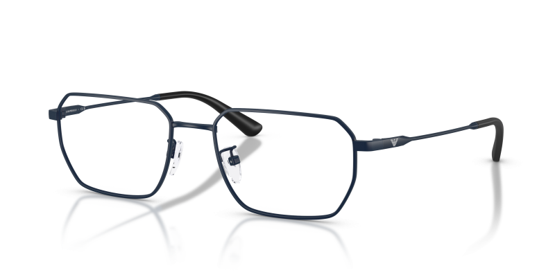 กรอบแว่นสายตา Emporio Armani EA1187TD-3018 Matte Blue แว่นสายตา Emporio Armani EA1187TD-3018 สีน้ำเงินด้าน มุมสามส่วนสี่