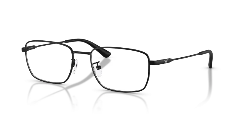 แว่นสายตา Emporio Armani EA1188TD-3001 สีดำด้าน มุมสามส่วนสี่