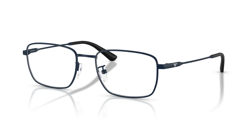 กรอบแว่นสายตา Emporio Armani EA1188TD-3018 Matte Blue แว่นสายตา Emporio Armani EA1188TD-3018 สีน้ำเงินด้าน มุมสามส่วนสี่