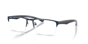 แว่นสายตา Emporio Armani EA1189-3018 สีน้ำเงินด้าน มุมมองสามส่วนสี่