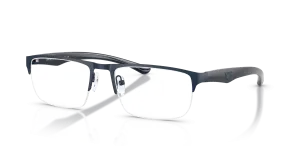 แว่นสายตา Emporio Armani EA1189-3018 สีน้ำเงินด้าน มุมมองสามส่วนสี่