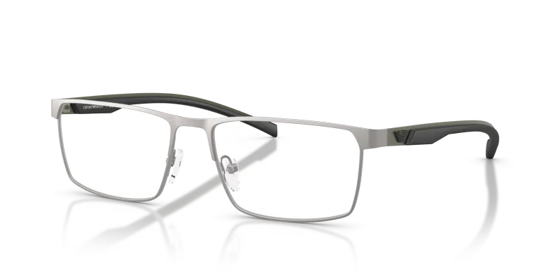 กรอบแว่นสายตา Emporio Armani EA1190-3003 Matte Gunmetal แว่นสายตา Emporio Armani EA1190-3003 สีกันเมทัลด้าน มุมมองสามส่วนสี่