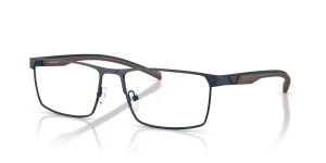 แว่นสายตา Emporio Armani EA1190-3018 สีน้ำเงินด้าน มุมมองสามส่วนสี่