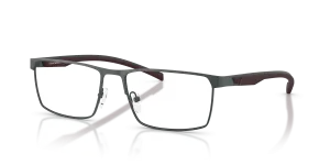 แว่นสายตา Emporio Armani EA1190-3443 สีเทาด้าน มุมมองสามส่วนสี่