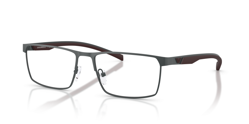 กรอบแว่นสายตา Emporio Armani EA1190-3443 Matte Grey แว่นสายตา Emporio Armani EA1190-3443 สีเทาด้าน มุมมองสามส่วนสี่