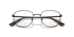 กรอบแว่นสายตา Emporio Armani EA1191-3446 Shiny Antique Gold แว่นสายตา Emporio Armani EA1191-3446 สีทองแอนทีคขัดเงา มุมโคลสอัพหน้ากรอบ