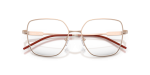 กรอบแว่นสายตา Emporio Armani EA1192-3011 Shiny Rose Gold แว่นสายตา Emporio Armani EA1192-3011 สีทองชมพู มุมโคลสอัพหน้ากรอบ
