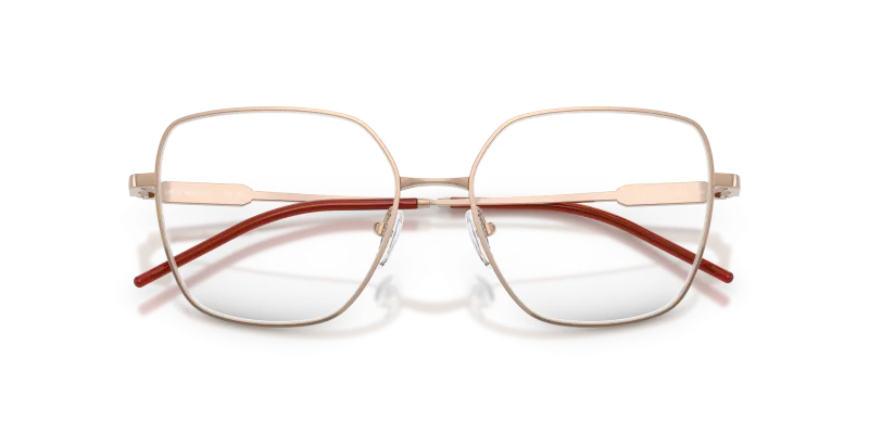 แว่นสายตา Emporio Armani EA1192-3011 สีทองชมพู มุมโคลสอัพหน้ากรอบ