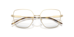 กรอบแว่นสายตา Emporio Armani EA1192-3013 Shiny Pale Gold แว่นสายตา Emporio Armani EA1192-3013 สีทองอ่อนมันเงา มุมโคลสอัพหน้ากรอบ