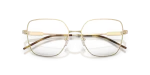 กรอบแว่นสายตา Emporio Armani EA1192-3013 Shiny Pale Gold แว่นสายตา Emporio Armani EA1192-3013 สีทองอ่อนมันเงา มุมโคลสอัพหน้ากรอบ