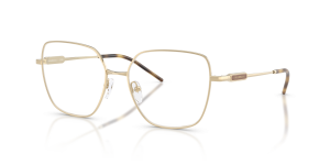 แว่นสายตา Emporio Armani EA1192-3013 สีทองอ่อนมันเงา มุมสามส่วนสี่