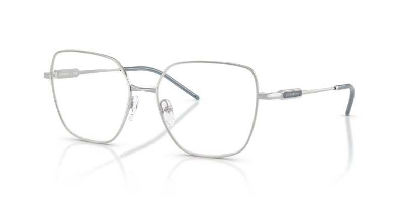 กรอบแว่นสายตา Emporio Armani EA1192-3015 Shiny Silver แว่นสายตา Emporio Armani EA1192-3015 สีเงินประกาย มุมสามส่วนสี่