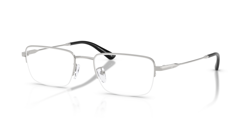 กรอบแว่นสายตา Emporio Armani EA1193TD-3015 Shiny Silver แว่นสายตา Emporio Armani EA1193TD-3015 สีเงินประกาย มุมสามส่วนสี่