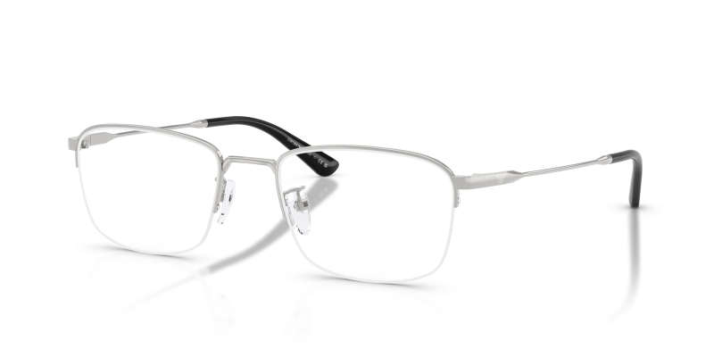 กรอบแว่นสายตา Emporio Armani EA1194TD-3015 Shiny Silver แว่นสายตา Emporio Armani EA1194TD-3015 สีเงินประกาย มุมสามส่วนสี่