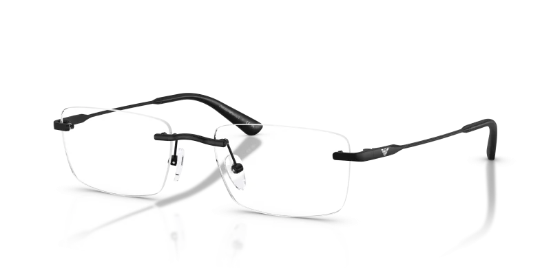 กรอบแว่นสายตา Emporio Armani EA1195TD-3001 Matte Black แว่นสายตา Emporio Armani EA1195TD-3001 ดำด้าน มุมสามส่วนสี่