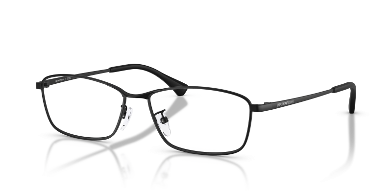 กรอบแว่นสายตา Emporio Armani EA1196D-3001 Matte Black แว่นสายตา Emporio Armani EA1196D-3001 ดำด้าน มุมสามส่วนสี่