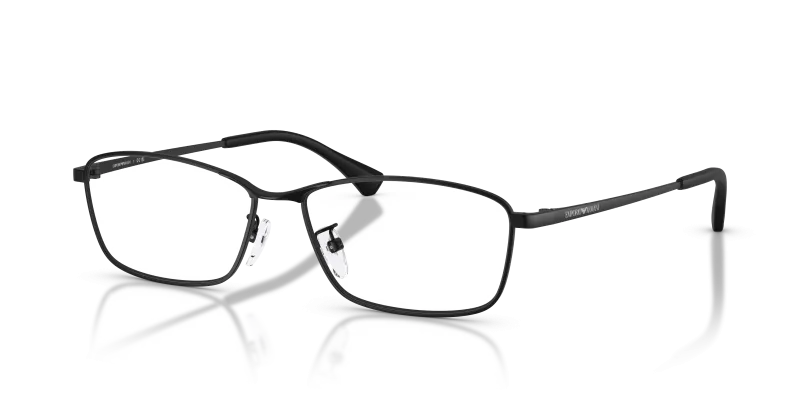 กรอบแว่นสายตา Emporio Armani EA1196D-3001 Matte Black แว่นสายตา Emporio Armani EA1196D-3001 ดำด้าน มุมสามส่วนสี่