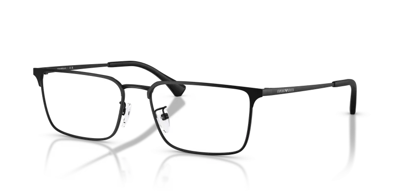 กรอบแว่นสายตา Emporio Armani EA1197D-3001 Matte Black แว่นสายตา Emporio Armani EA1197D-3001 สีดำด้าน มุมสามส่วนสี่