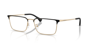 แว่นสายตา Emporio Armani EA1197D-3002 สีดำ/ทองอ่อน มุมสามส่วนสี่