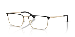 แว่นสายตา Emporio Armani EA1197D-3002 สีดำ/ทองอ่อน มุมสามส่วนสี่
