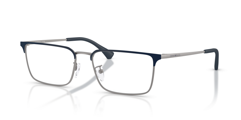 กรอบแว่นสายตา Emporio Armani EA1197D-3003 Matte Blue/Matte Gunmetal แว่นสายตา Emporio Armani EA1197D-3003 สีน้ำเงิน/กันเมทัล มุมสามส่วนสี่