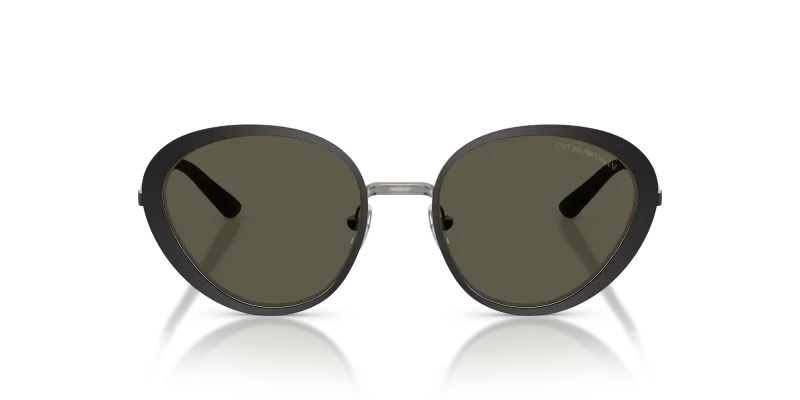 แว่นกันแดด Emporio Armani EA2177-300187 Matte Black Dark Grey Emporio Armani EA2177 300187 ด้านหน้า