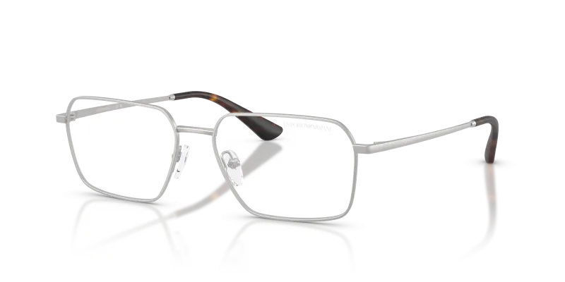 แว่นกันแดด Emporio Armani EA2178-30451W Matte Silver Clear แว่นกันแดด Emporio Armani EA2178-30451W สีเงินด้าน เลนส์ใส ทรงเรขาคณิต