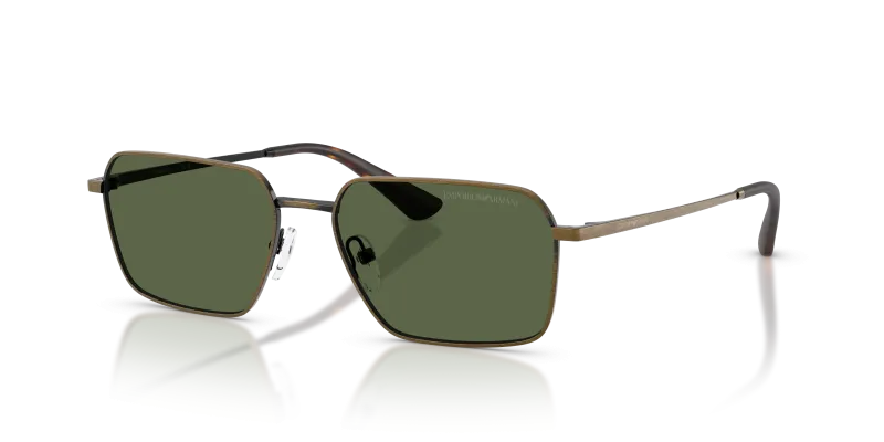 แว่นกันแดด Emporio Armani EA2178-344671 สีทองแอนทีคขัดเงา เลนส์สีเขียวเข้ม