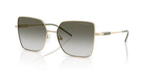 แว่นกันแดด Emporio Armani EA2179-30132A สีทองอ่อนมันเงา เลนส์ไล่ระดับสีใสไปเขียวเข้ม