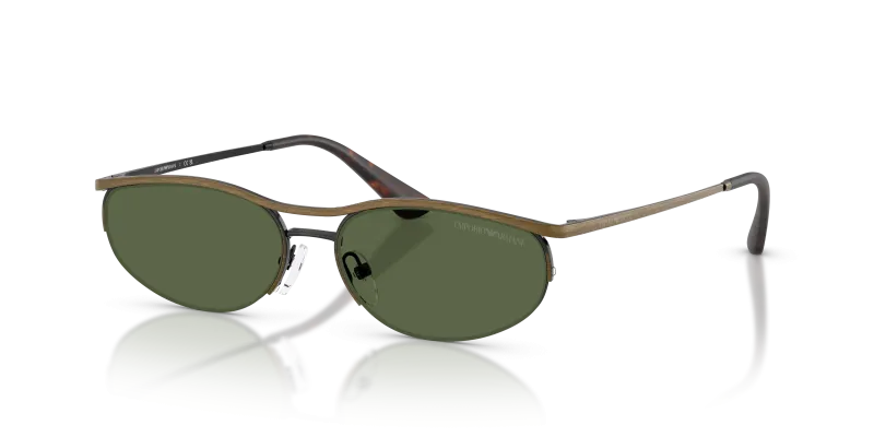 แว่นกันแดด Emporio Armani EA2180-344671 Shiny Anticate Gold Dark Green แว่นกันแดด Emporio Armani EA2180-344671 สีทองแอนทีคมันวาว เลนส์เขียวเข้ม