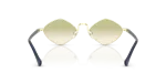 แว่นกันแดด Emporio Armani EA2182-30028E Matte Pale Gold Clear Gradient แว่นกันแดด Emporio Armani EA2182-30028E ทองด้าน มุมมองด้านหลัง