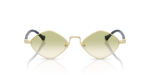 แว่นกันแดด Emporio Armani EA2182-30028E Matte Pale Gold Clear Gradient แว่นกันแดด Emporio Armani EA2182-30028E ทองด้าน มุมมองด้านหน้า