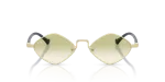 แว่นกันแดด Emporio Armani EA2182-30028E Matte Pale Gold Clear Gradient แว่นกันแดด Emporio Armani EA2182-30028E ทองด้าน มุมมองด้านหน้า