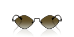 แว่นกันแดด Emporio Armani EA2182-34447Z เงินแอนทีคมันวาว มุมมองด้านหน้า