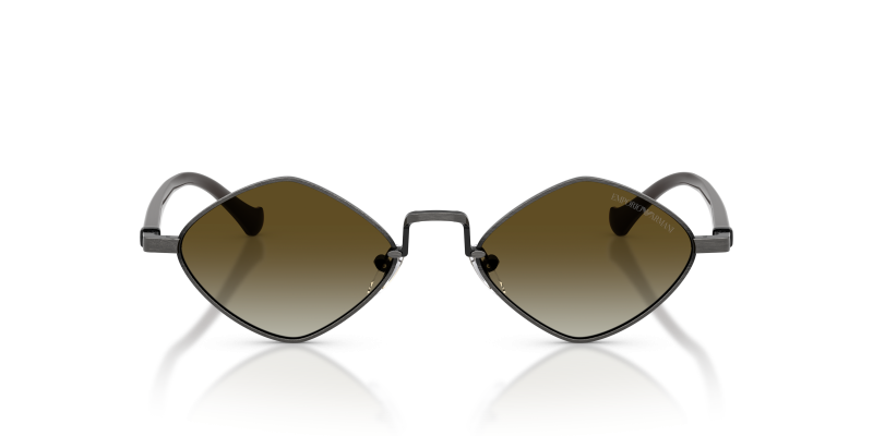 แว่นกันแดด Emporio Armani EA2182-34447Z เงินแอนทีคมันวาว มุมมองด้านหน้า