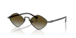 แว่นกันแดด Emporio Armani EA2182-34447Z เงินแอนทีคมันวาว มุมมองสามส่วนสี่