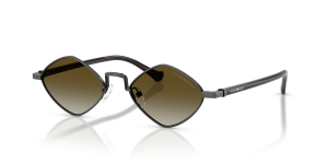 แว่นกันแดด Emporio Armani EA2182-34447Z เงินแอนทีคมันวาว มุมมองสามส่วนสี่