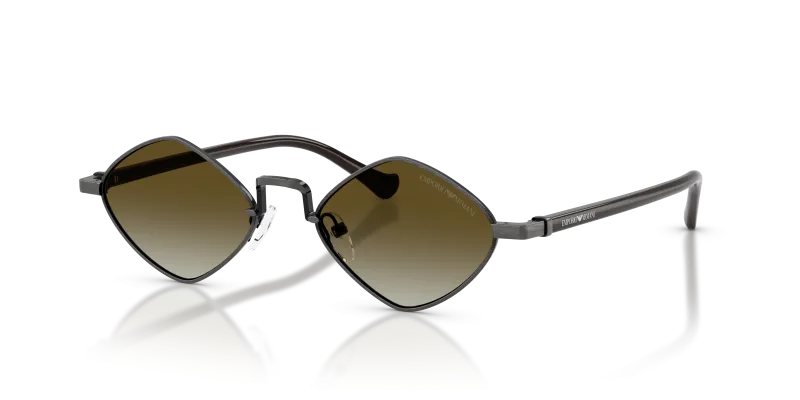 แว่นกันแดด Emporio Armani EA2182-34447Z เงินแอนทีคมันวาว มุมมองสามส่วนสี่