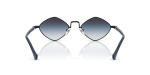 แว่นกันแดด Emporio Armani EA2182-34448G Shiny Anticate Silver Grey แว่นกันแดด Emporio Armani EA2182-34448G เงินแอนทีคมันวาว มุมมองด้านหลัง
