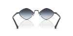 แว่นกันแดด Emporio Armani EA2182-34448G Shiny Anticate Silver Grey แว่นกันแดด Emporio Armani EA2182-34448G เงินแอนทีคมันวาว มุมมองด้านหลัง