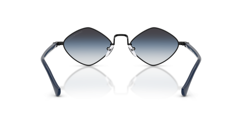 แว่นกันแดด Emporio Armani EA2182-34448G เงินแอนทีคมันวาว มุมมองด้านหลัง