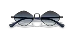 แว่นกันแดด Emporio Armani EA2182-34448G Shiny Anticate Silver Grey แว่นกันแดด Emporio Armani EA2182-34448G เงินแอนทีคมันวาว ภาพระยะใกล้ด้านหน้า
