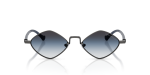 แว่นกันแดด Emporio Armani EA2182-34448G Shiny Anticate Silver Grey แว่นกันแดด Emporio Armani EA2182-34448G เงินแอนทีคมันวาว มุมมองด้านหน้า