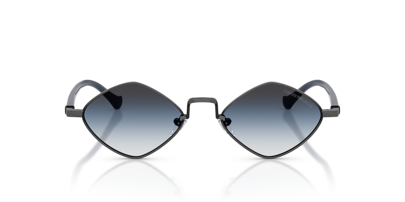 แว่นกันแดด Emporio Armani EA2182-34448G เงินแอนทีคมันวาว มุมมองด้านหน้า