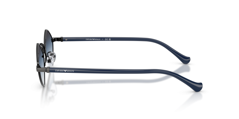 แว่นกันแดด Emporio Armani EA2182-34448G เงินแอนทีคมันวาว มุมมองด้านข้าง