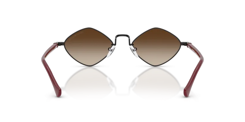 แว่นกันแดด Emporio Armani EA2182-345513 บอร์กโดซ์มันวาว มุมมองด้านหลัง