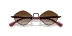 แว่นกันแดด Emporio Armani EA2182-345513 Shiny Anticate Bordeaux Brown แว่นกันแดด Emporio Armani EA2182-345513 บอร์กโดซ์มันวาว ภาพระยะใกล้ด้านหน้า