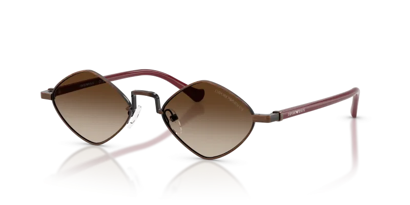 แว่นกันแดด Emporio Armani EA2182-345513 Shiny Anticate Bordeaux Brown แว่นกันแดด Emporio Armani EA2182-345513 บอร์กโดซ์มันวาว มุมมองสามส่วนสี่