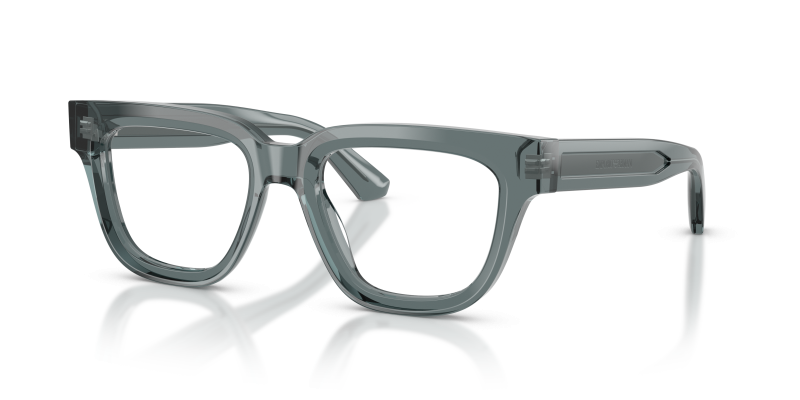 กรอบแว่นสายตา Emporio Armani EA3281F-6364 Shiny Transparent Grey Emporio Armani EA3281F-6364 แว่นสายตาทรงเรขาคณิตสีเทาโปร่งใสประกาย ผู้หญิง