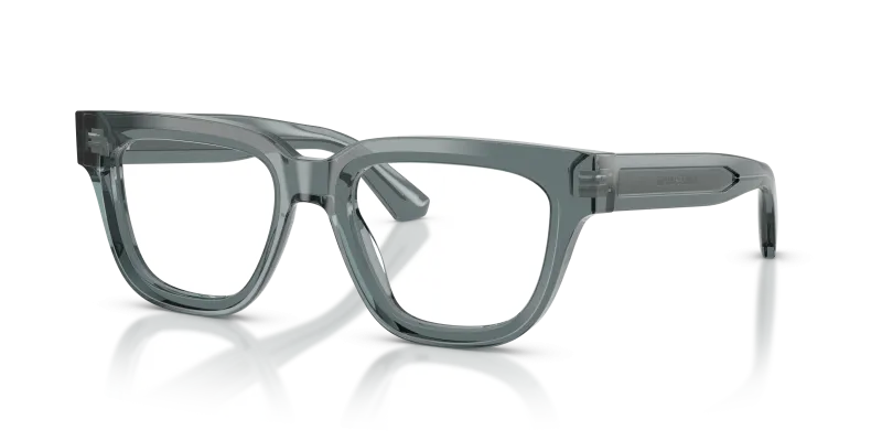 กรอบแว่นสายตา Emporio Armani EA3281F-6364 Shiny Transparent Grey Emporio Armani EA3281F-6364 แว่นสายตาทรงเรขาคณิตสีเทาโปร่งใสประกาย ผู้หญิง